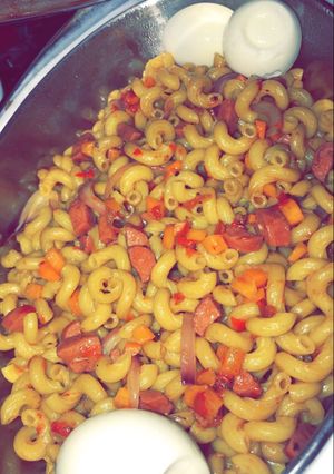 A picture of Stir fry pasta😍.