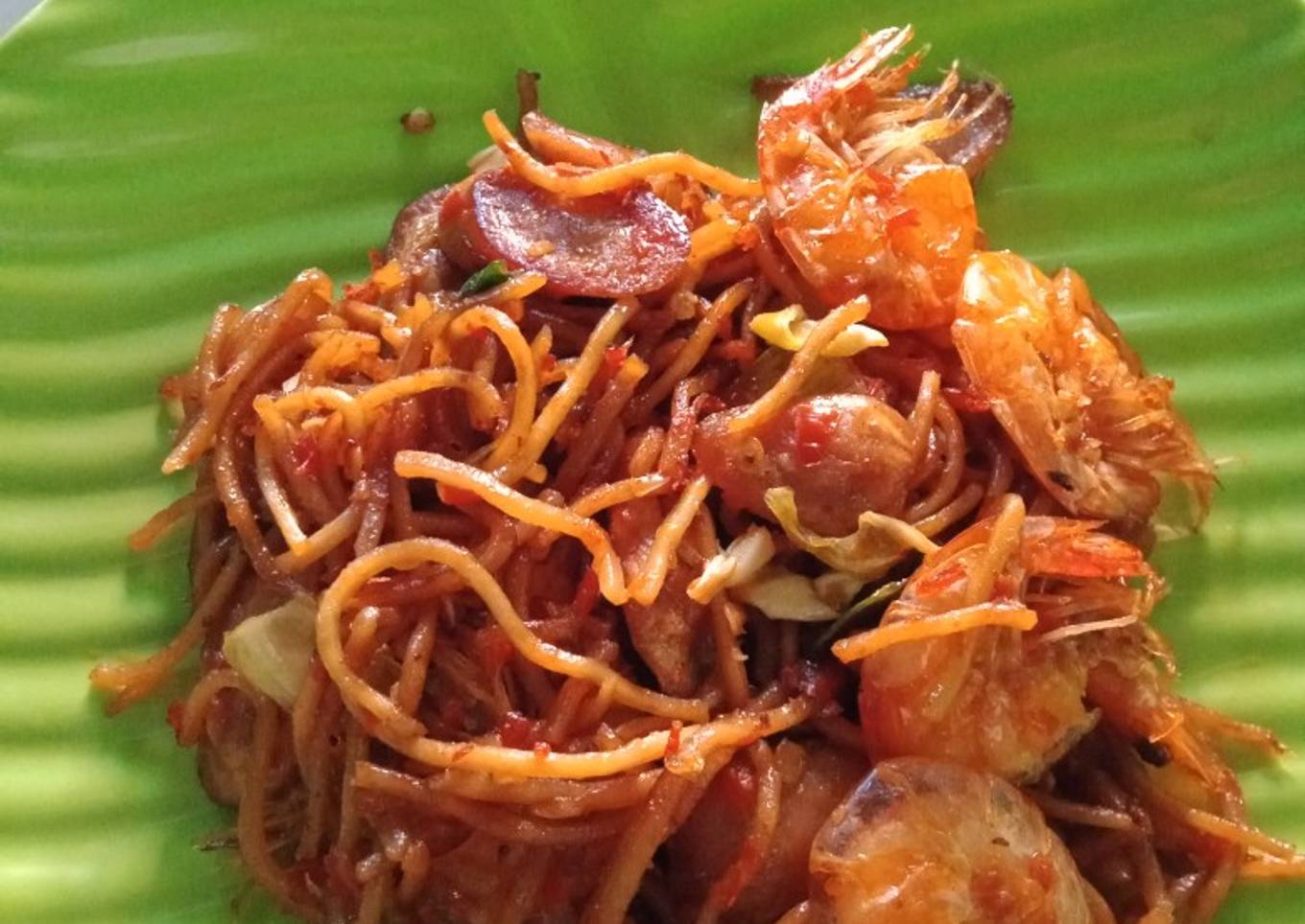 Resep Mie goreng pedas yang Lezat Sekali