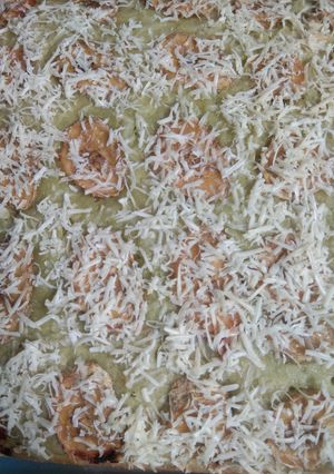 Foto resep Bolu pisang pandan mix tape keju