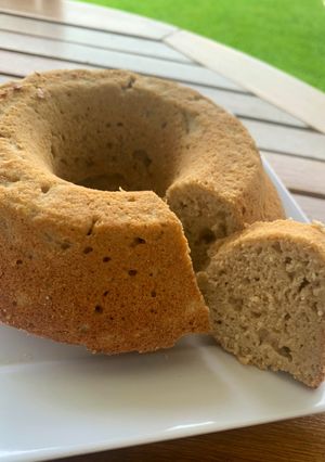 Una foto de Budín de manzana