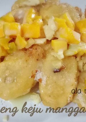 Foto resep Pisang goreng keju mangga ala mamitisha