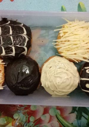 Foto resep Donat Empuk Coklat Glaze