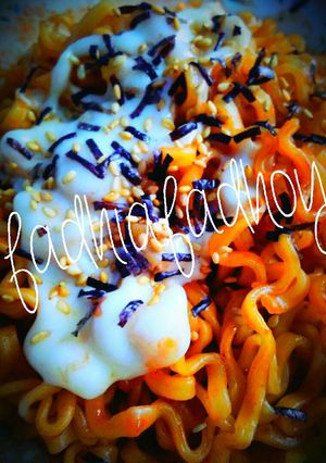 Foto resep Samyang leleh 😍