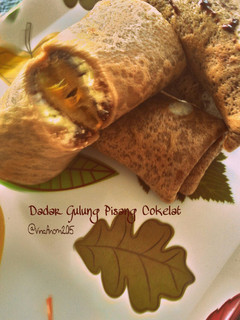 Foto resep Dadar Gulung Pisang Cokelat (Recook)