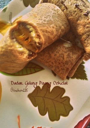 Foto resep Dadar Gulung Pisang Cokelat (Recook)