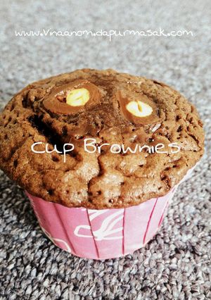 Foto resep Cup Brownies Bites
