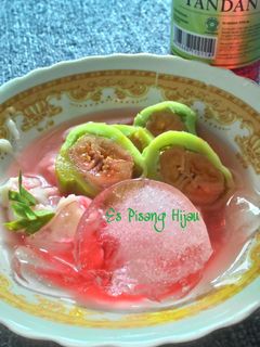 Foto resep Es Pisang Hijau Nyiur