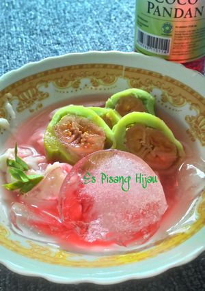 Foto resep Es Pisang Hijau Nyiur