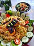 Nasi Kabsah Ayam Acar Merah (Dengan Magicom)