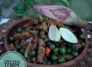 Foto resep 257. Ulukutek#Tumis Lencak Tempe kecombrang
