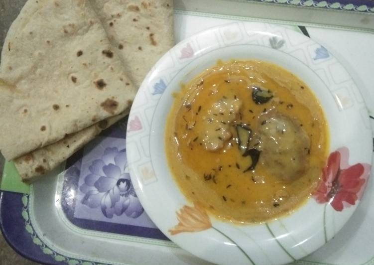 Karri pakora and chapati