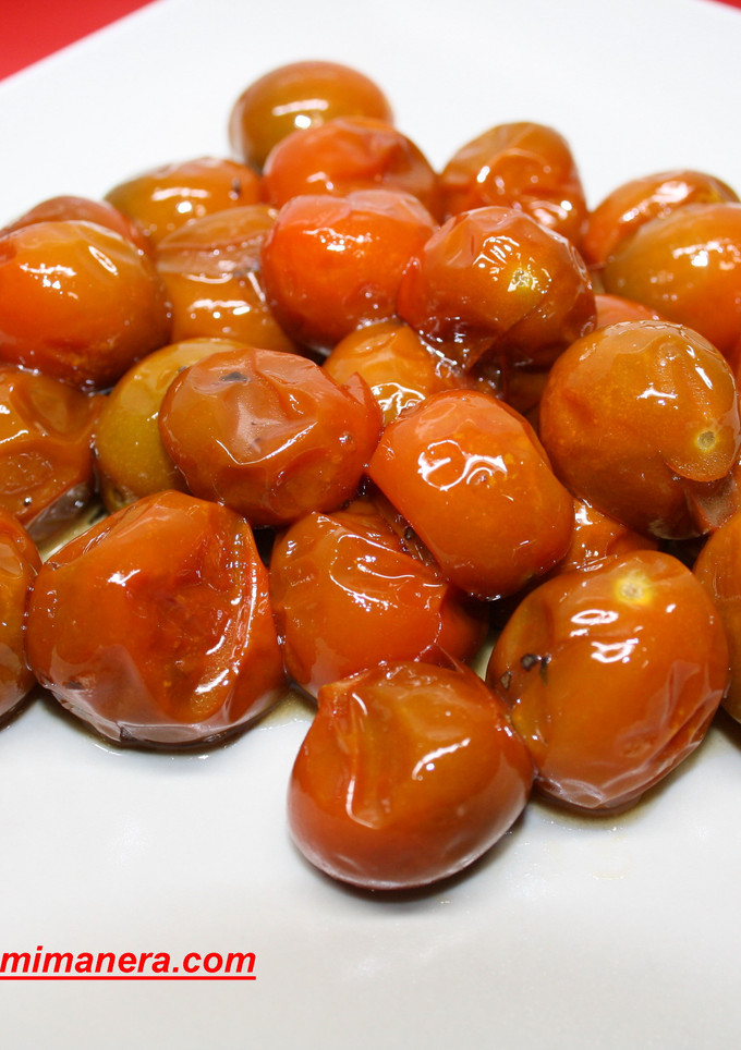 Una foto de Tomatitos Glaseados