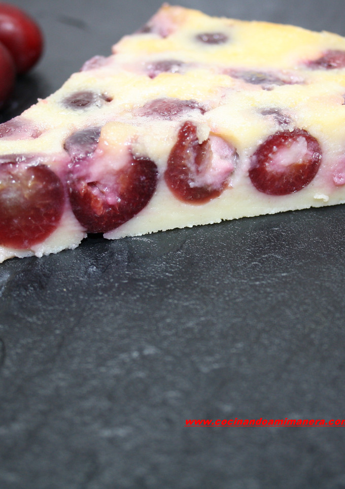 Una foto de Clafoutis de Cerezas o Picotas