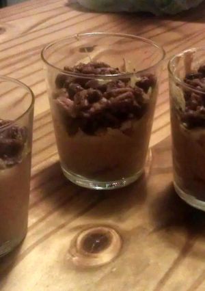 A picture of pumpkin mousse.