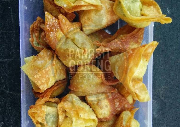 Pangsit goreng ekonomis