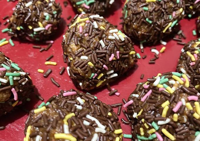 Cookies rum ball