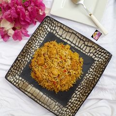 A picture of Chicken Biryani.