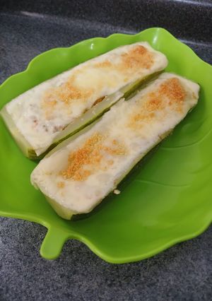 Una foto de Zapallo italiano relleno