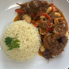 A picture of Caribbean Oxtail Stew.