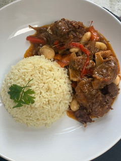 A picture of Caribbean Oxtail Stew.