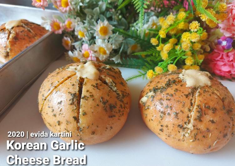 Resep Korean Garlic Cheese Bread yang Enak
