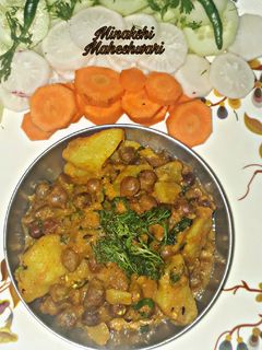 ढाबा स्टाइल आलू चने की सब्जी(aloo chane ki sabji recepie in hindi) रेसिपी मुख्य फोटो