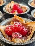 Raspberry Nutella Toast Cups