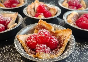 How to Make Delicious Raspberry Nutella Toast Cups