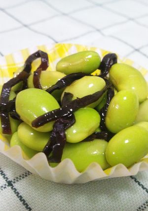 A picture of ◆One More Side! Great for Lunchboxes◆ Edamame with Salted Kelp.