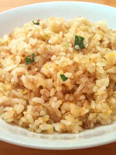 A picture of Fried Rice Using Leftover Gyoza Filling.