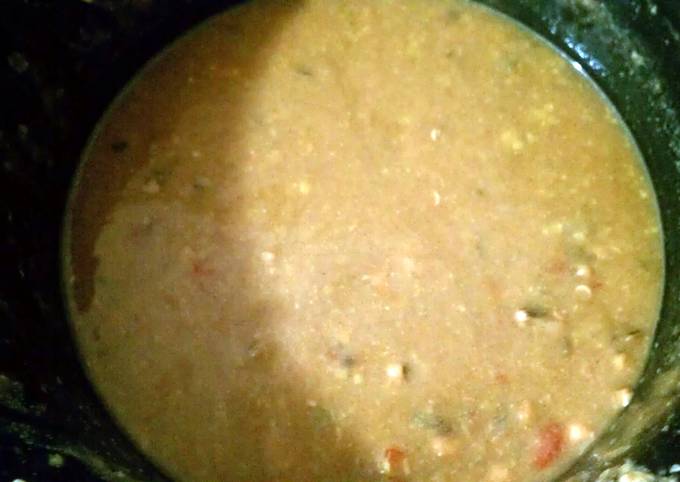 Easy Cheap Dinner spicy black eyed pea soup