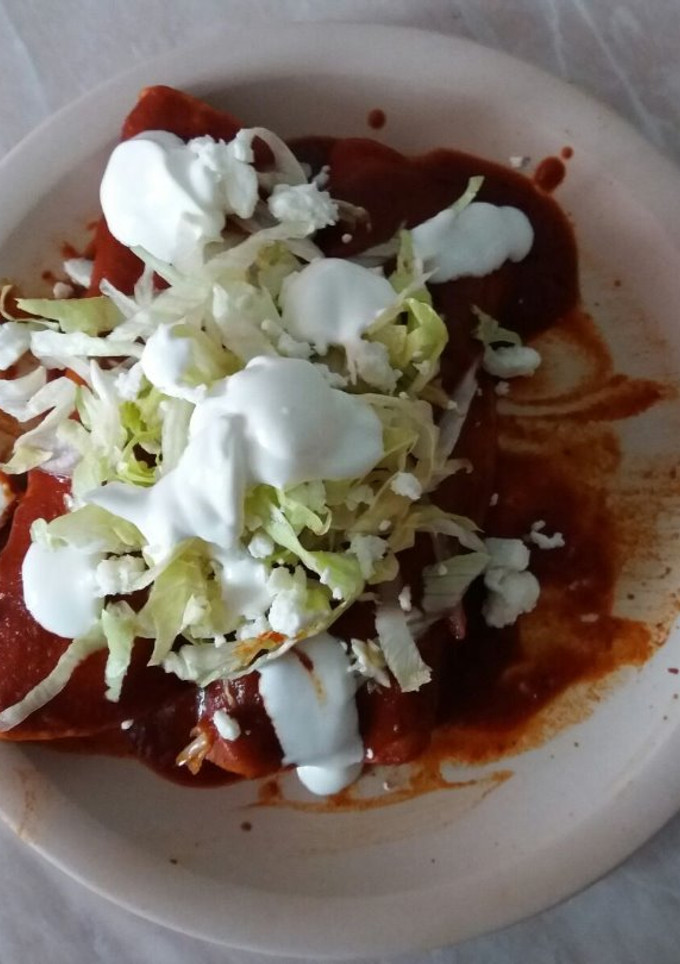 Una foto de Enchiladas dulces