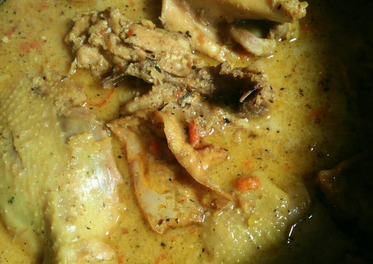 Proses memasak Opor Kuning Ayam Kampung Pedas, Sempurna