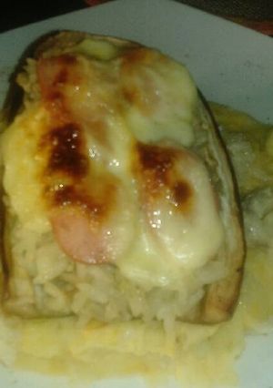 Una foto de Berenjenas rellenas