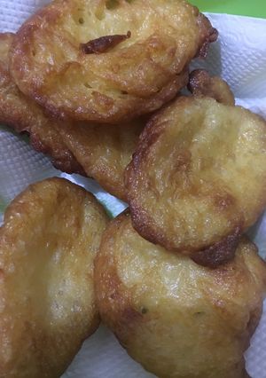Foto resep Bola bola salju yang bentuk nya gepeng 😁