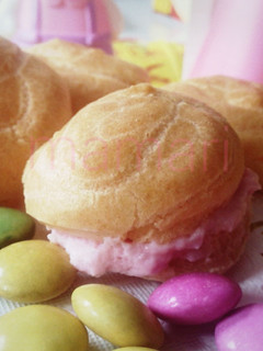 Foto resep kue sus mini krim strawberry