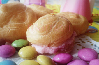 Resep kue sus mini krim strawberry Irit Anti Gagal