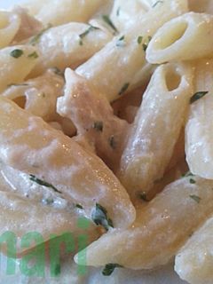 Foto resep penne saus carbonara