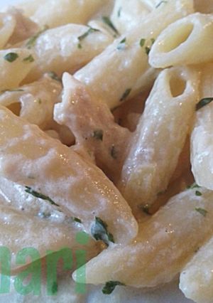 Foto resep penne saus carbonara