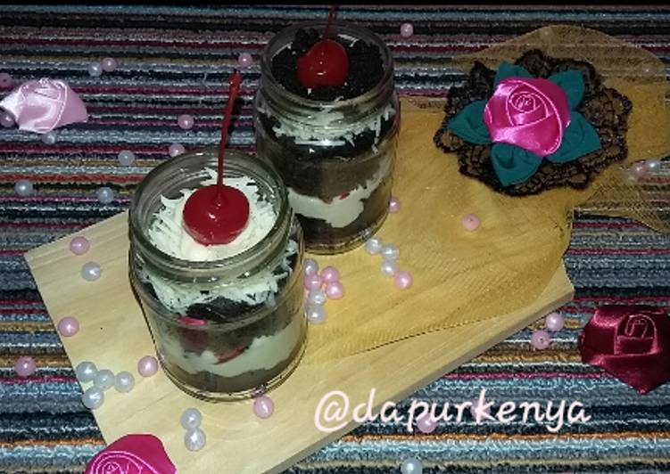 Cake in the jar (cake dalam gelas) 😂