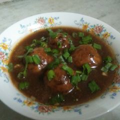 A picture of Veg Manchurian.