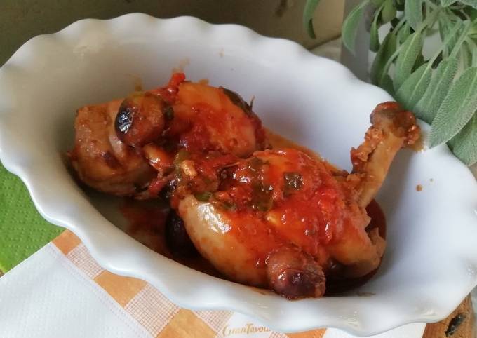 Pollo alla cacciatora super speziato
