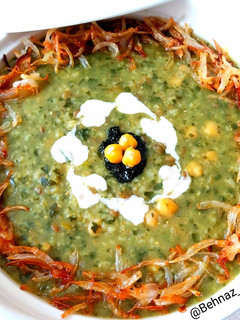 عکسی از دستور آش گمنه (یا آش بلغور گندم)