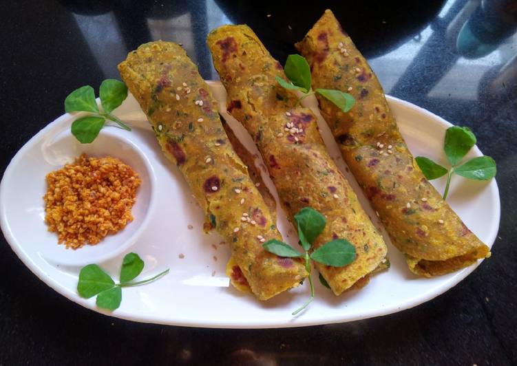 Methi paratha