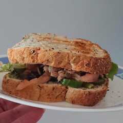 Una foto de Sándwich con pasta de atún