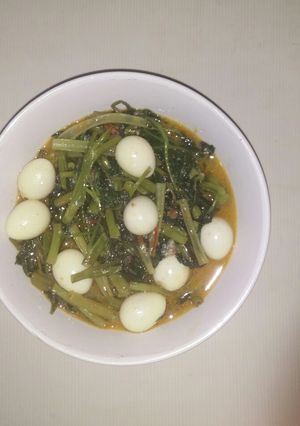 Foto resep Tumis kangkung sederhana