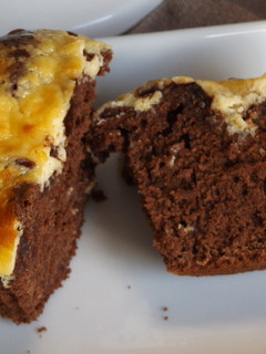 Una foto de Muffins de vainilla y cacao