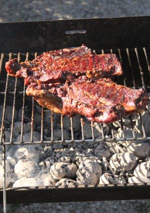 Una foto de Asado con ensalardas, 2