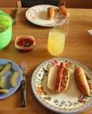 Panchos con guarnición a la Simrishamn