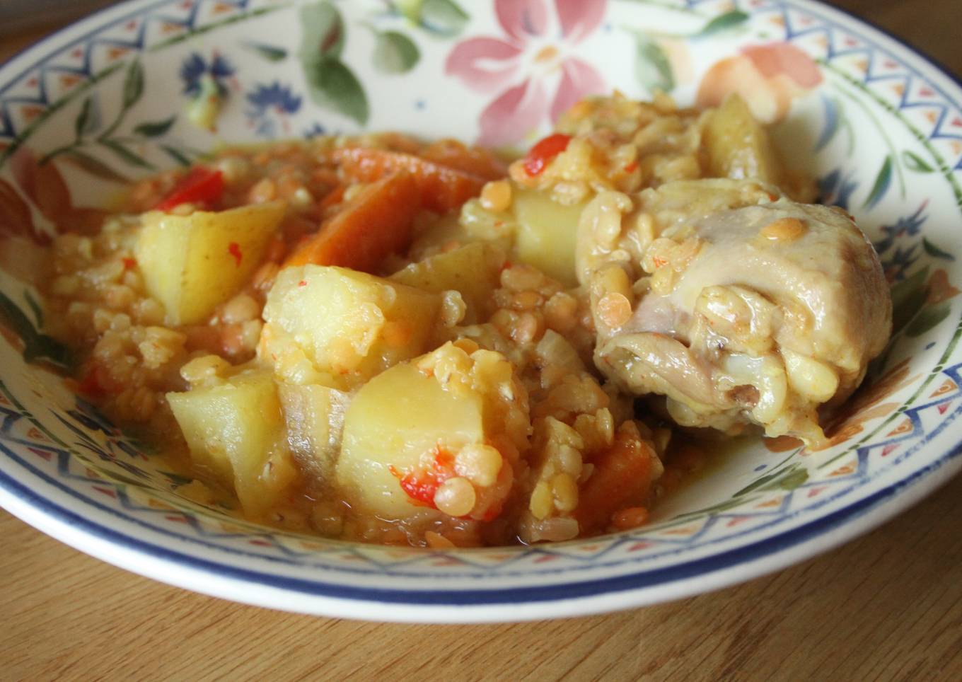 Pollo a la cacerola a presión y a la mía (bartola)